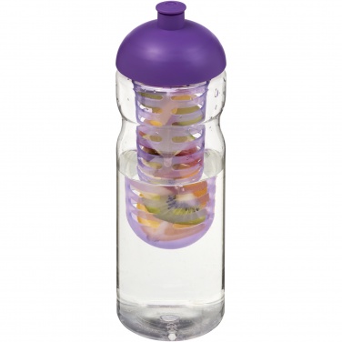 Logo trade promotional merchandise picture of: H2O Active® Base 650 ml dome lid sport bottle & infuser