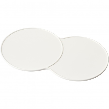 Logo trade advertising products image of: Sidekick plastic coaster