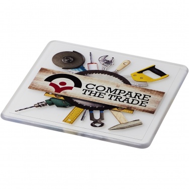 Logotrade promotional giveaways photo of: Renzo square plastic coaster