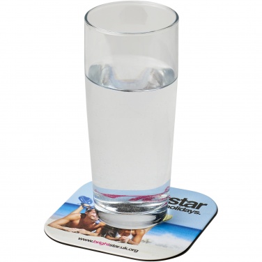 Logo trade advertising products image of: Brite-Mat® square coaster
