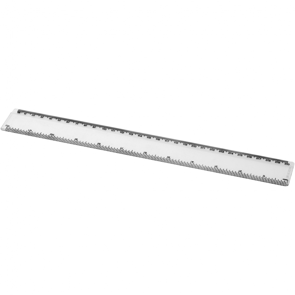 Logotrade advertising product picture of: Renzo 30 cm plastic ruler