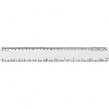 Logo trade promotional merchandise picture of: Renzo 30 cm plastic ruler