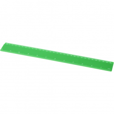 Logo trade promotional giveaways image of: Renzo 30 cm plastic ruler