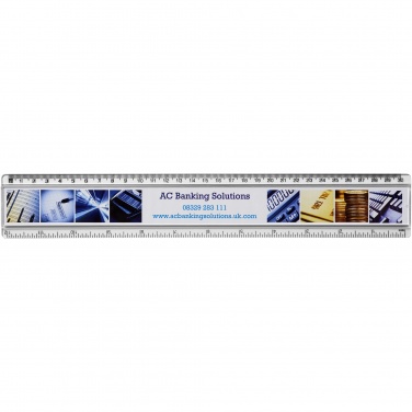 Logotrade corporate gift picture of: Ellison 30 cm plastic insert ruler