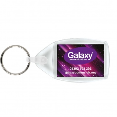 Logotrade promotional merchandise photo of: Lita P6 keychain with plastic clip