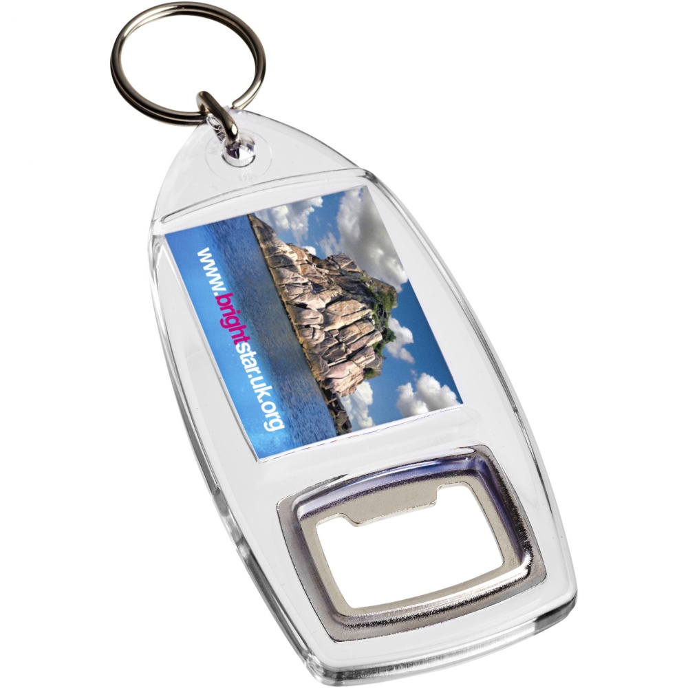 Logo trade promotional gifts picture of: Jibe R1 bottle opener keychain