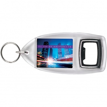 Logo trade promotional merchandise photo of: Jibe R1 bottle opener keychain