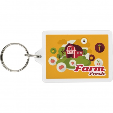 Logo trade promotional item photo of: Vito C1 rectangular keychain
