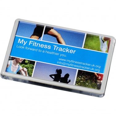 Logo trade promotional giveaways picture of: Lure plastic fridge magnet