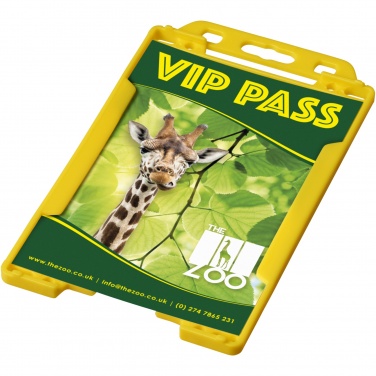 Logo trade promotional products image of: Pierre plastic card holder