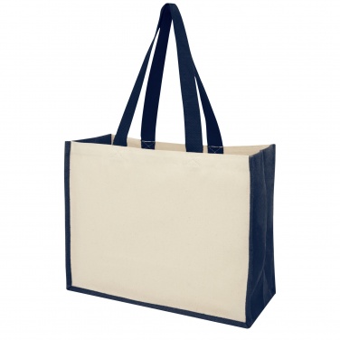 Logotrade business gift image of: Varai 320 g/m² canvas and jute shopping tote bag 23L