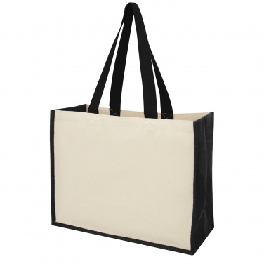 Logotrade promotional items photo of: Varai 320 g/m² canvas and jute shopping tote bag 23L