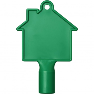 Logo trade advertising product photo of: Maximilian house-shaped utility key