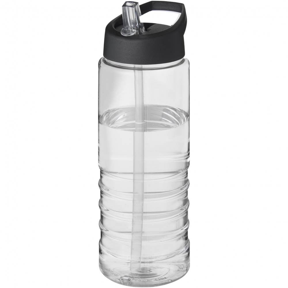 Logo trade corporate gift photo of: H2O Active® Treble 750 ml spout lid sport bottle