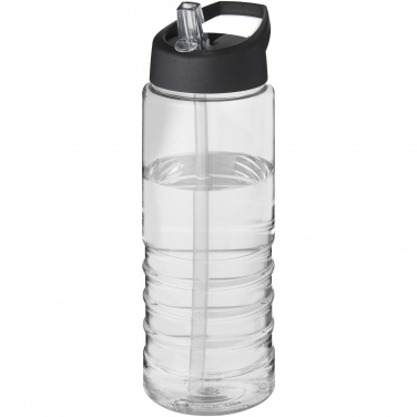 Logo trade promotional products image of: H2O Active® Treble 750 ml spout lid sport bottle