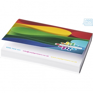 Logotrade promotional gift image of: Sticky-Mate® A7 soft cover sticky notes 100x75mm