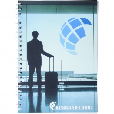 Logotrade promotional giveaway picture of: Desk-Mate® wire-o A5 notebook PP cover
