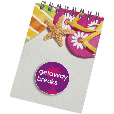 Logo trade promotional product photo of: Desk-Mate® spiral A7 notebook