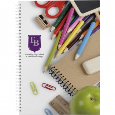 Logotrade promotional product image of: Wire-o A4 notebook hard cover