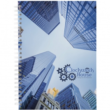 Logotrade promotional item image of: Wire-o A5 notebook hard cover