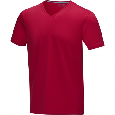 Logotrade promotional product image of: Kawartha short sleeve men's organic V-neck t-shirt