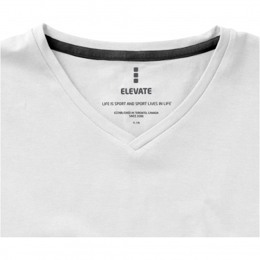 Logotrade business gift image of: Kawartha short sleeve women's organic V-neck t-shirt
