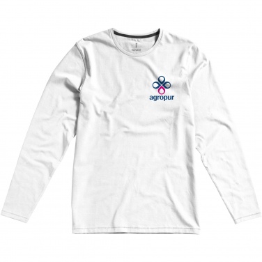 Logotrade promotional item image of: Ponoka long sleeve men's organic t-shirt