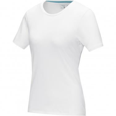 Logo trade promotional giveaway photo of: Balfour short sleeve women's organic t-shirt