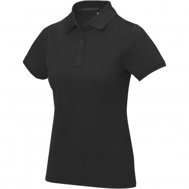 Logo trade promotional giveaways picture of: Calgary short sleeve women's polo