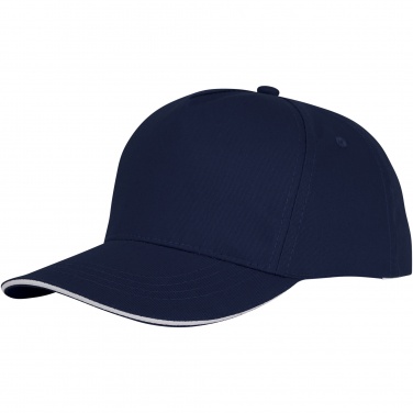 Logo trade promotional product photo of: Ceto 5 panel sandwich cap
