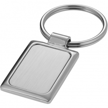 Logotrade promotional giveaway image of: Sergio rectangular metal keychain