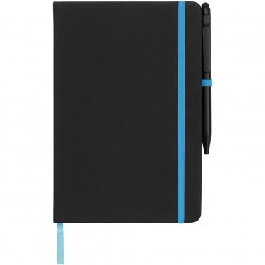 Logo trade promotional gifts image of: Noir Edge medium notebook
