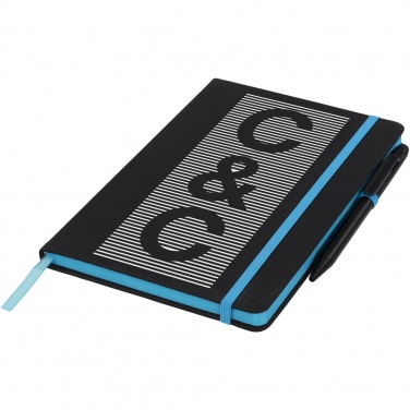 Logo trade corporate gifts image of: Noir Edge medium notebook