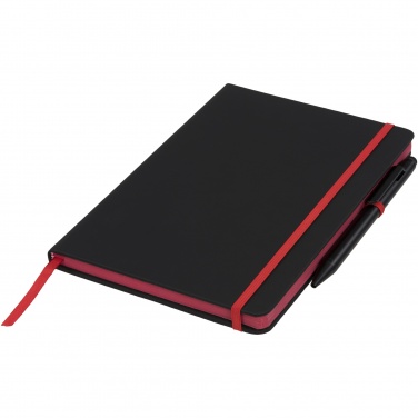 Logo trade promotional giveaway photo of: Noir Edge medium notebook