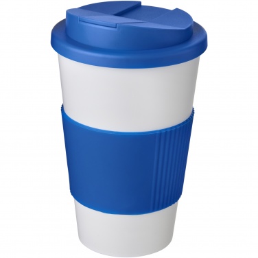 Logo trade promotional products picture of: Americano® 350 ml tumbler with grip & spill-proof lid