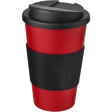 Logo trade promotional product photo of: Americano® 350 ml tumbler with grip & spill-proof lid