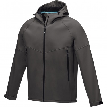 Logo trade promotional merchandise image of: Coltan men’s GRS recycled softshell jacket