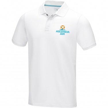 Logo trade promotional products picture of: Graphite short sleeve men’s organic polo