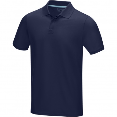 Logotrade corporate gift image of: Graphite short sleeve men’s organic polo