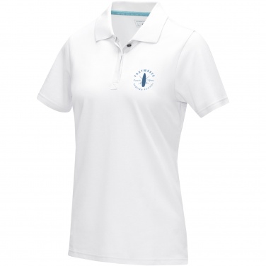 Logotrade promotional products photo of: Graphite short sleeve women’s organic polo