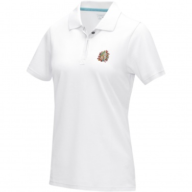 Logo trade corporate gifts image of: Graphite short sleeve women’s organic polo