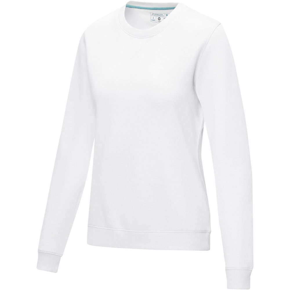 Logo trade promotional items image of: Jasper women’s organic recycled crewneck sweater