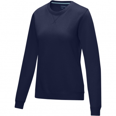 Logo trade promotional gifts picture of: Jasper women’s organic recycled crewneck sweater