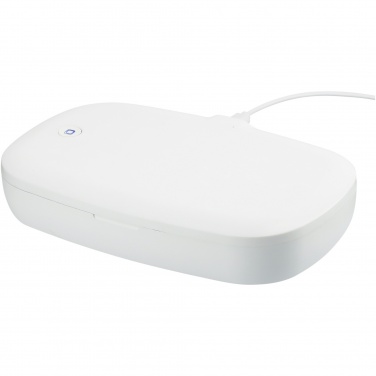 Logotrade business gifts photo of: Capsule UV smartphone sanitizer with 5W wireless charging pad