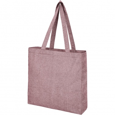 Logo trade advertising product photo of: Pheebs 210 g/m² recycled gusset tote bag 13L