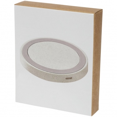 Logotrade advertising product image of: Naka 5W wheat straw wireless charging pad