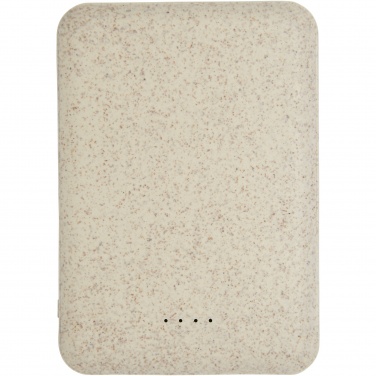 Logotrade promotional item picture of: Asama 5000 mAh wheat straw power bank