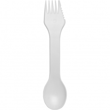 Logo trade promotional gifts image of: Epsy Pure 3-in-1 spoon, fork and knife