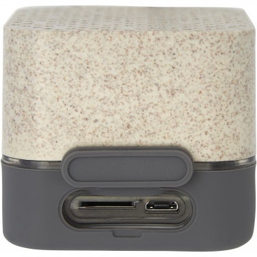 Logotrade promotional item image of: Aira wheat straw Bluetooth® speaker