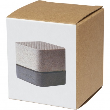 Logo trade promotional merchandise picture of: Aira wheat straw Bluetooth® speaker